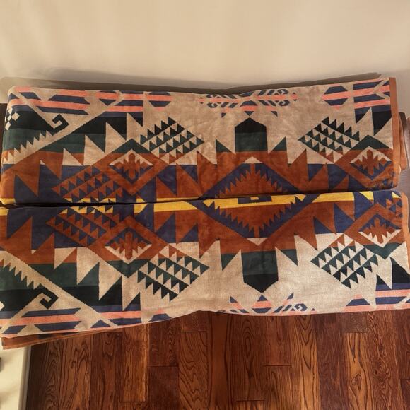 New Two Pendleton Beach Towel Blanket Journey West Bright Southwestern 40 X 70 - Picture 4 of 14